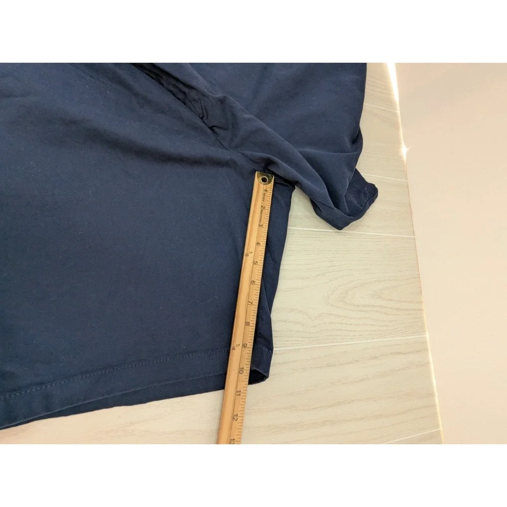 Saddlebred men navy blue comfort flex shorts Big & Tall 50W classic fit